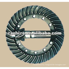 axle parts EQ457 spiral bevel gear for Yutong Kinglong